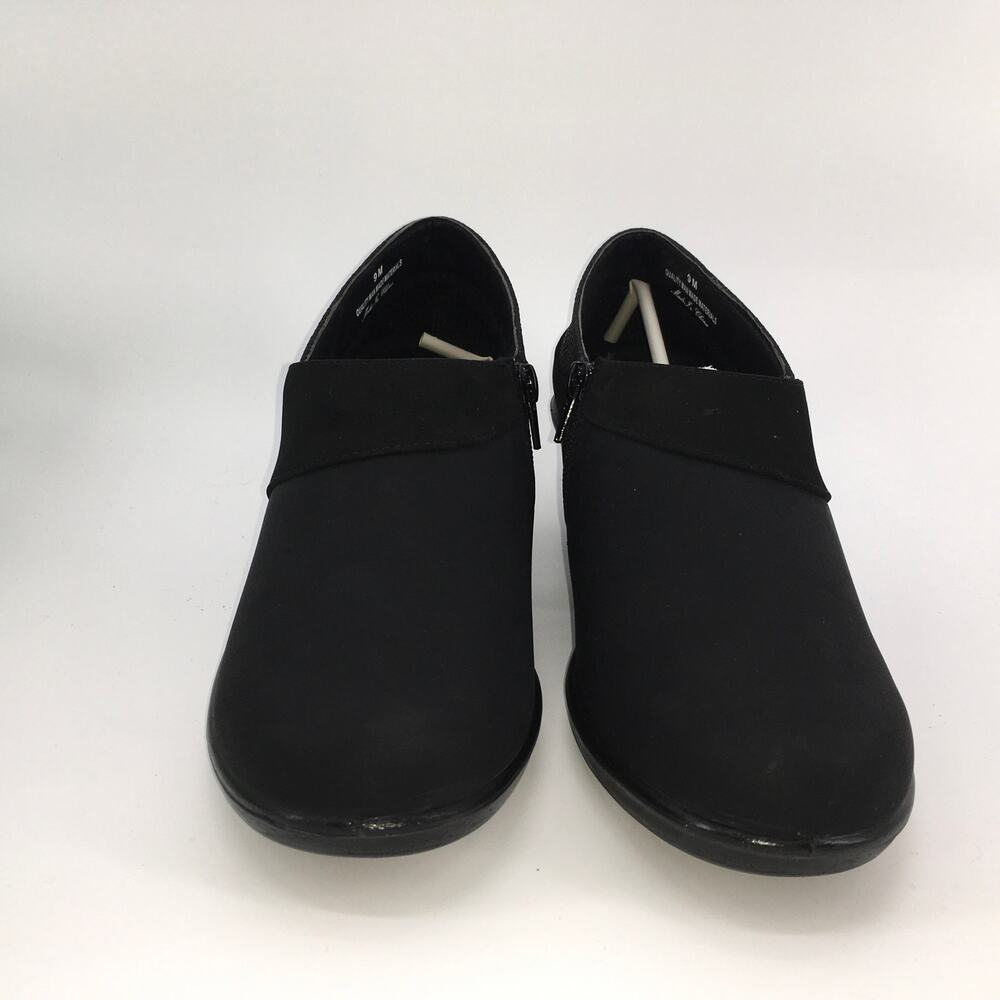 NIB Easy Street Sal Black Ankle Bootie Women's 9 M Heel Loafer Shoe Minimalist - Picture 4 of 10